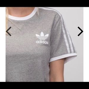 Adidas heather Grey shirt